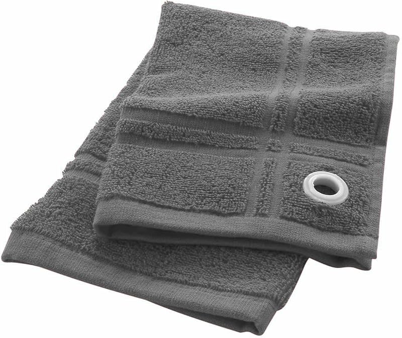 Douceur d'Intérieur, Grand Chef Hand Towel (50 x 50 cm) Grey 100% Cotton Plain