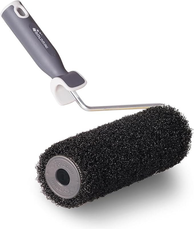 Professional Putty Roller (with Handle) - 23 cm - Made in Italy - Application of Putty to Walls and Ceilings -