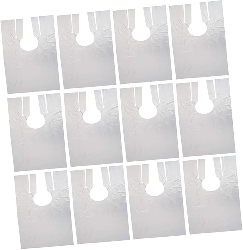 Healeved Hair Dye Shawl 110 x 150 cm Disposable Barber Cape Easy to Use, Transparent colour