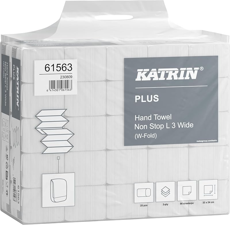 Katrin Plus Non Stop Hand Towel L 3 2250 Sheets 24 x 32 cm 3 Layers