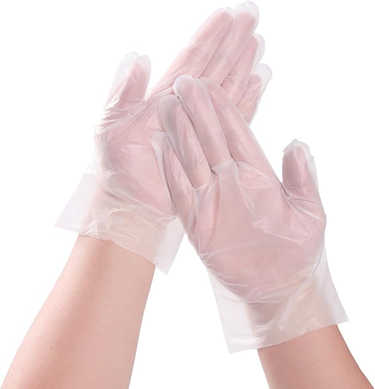 AMYXIYUAN Disposable Vinyl Gloves Powder Free for Kitchen Food Prep - Durable Clear Vinyl Gloves Multi-Purpose