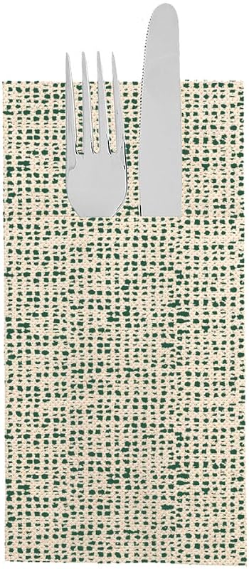 García de Pou 50 Unités - Serviettes Kangourou Ecolabel Double Point - Dakar 19 g/m2, 39 x 40 cm Naturel ouate