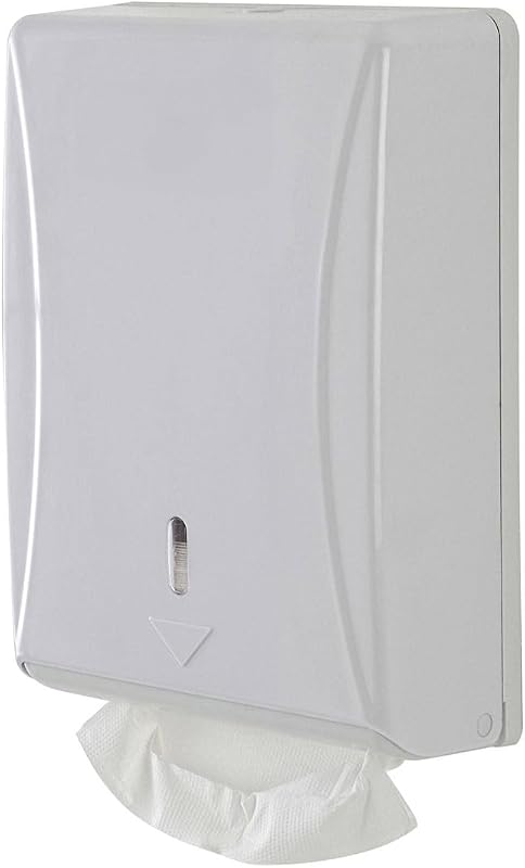 Avilia Wall Mounted Paper Wipes Dispenser Folded 400 Units, with Automatic Dispensing and Visual Window, for P