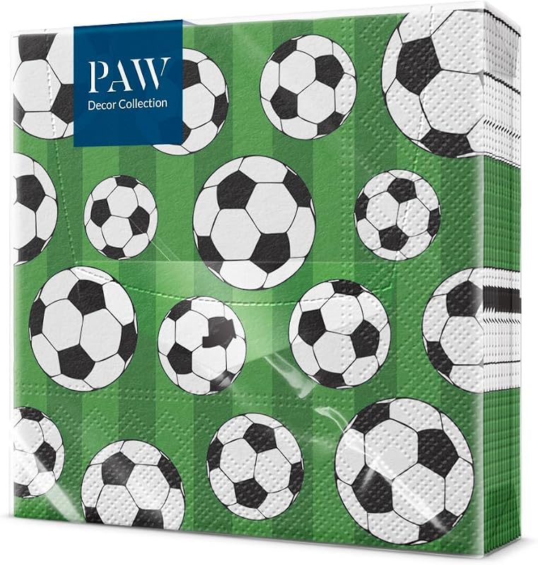 PAW 3-Ply Paper Napkin (33 x 33 cm) I Pack of 20 Perfect for Parties, Birthdays, Celebrations, Table Decoratio