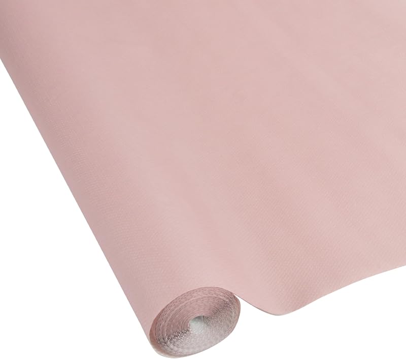 Homéa, Vitamin Damask Paper Tablecloth 1.18 x 5 m Blush