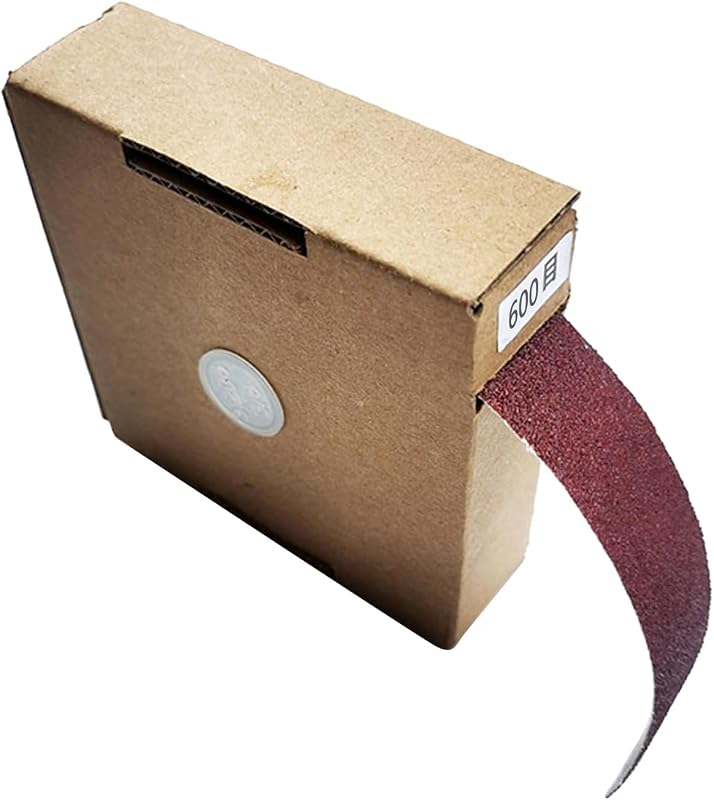 Mjaie 80/100/120/150/240/180/400/600/800 Grit Emery Paper Roll with Dispenser