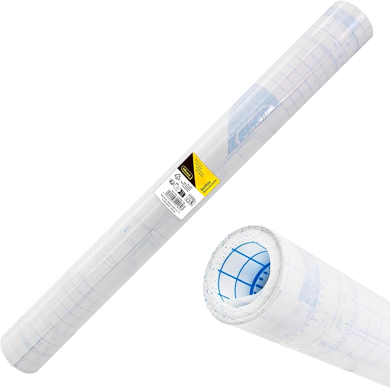 Idena 20169 – Self-Adhesive Transparent Book Film, 1 Roll 10 m x 45 cm, Plastic Cover