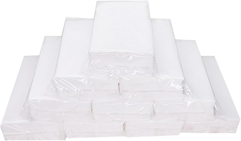 IWOWHERO 10 Packs of White Hotel Paper Towels Per Lot Clean Extraction Home And Professional Use
