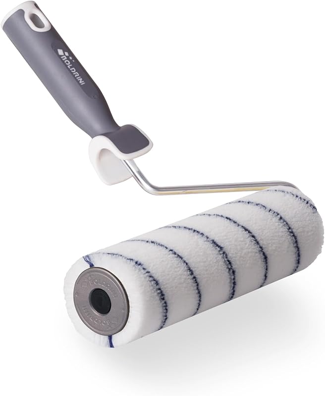 Boldrini Professional Paint Roller with Handle 20 cm - Walls and Ceilings for Indoor Use Made in Italy