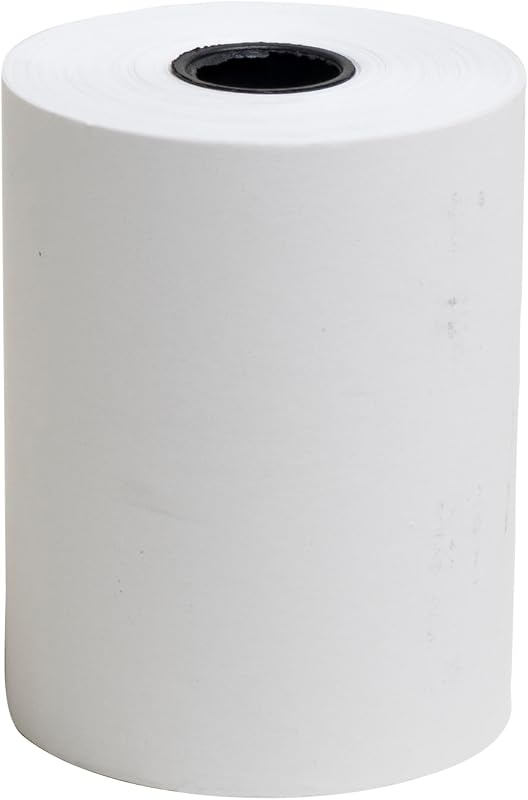 Exacompta - Ref 40866E - Box of 50 rolls for credit card receipts 57x46mm - 24m - 1 thermal ply 55g/m2 Phenol