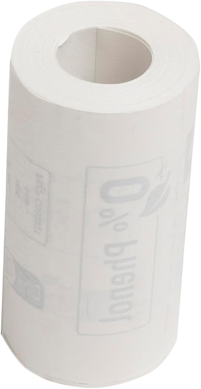 Exacompta - Ref. 40762E - Box of 120 thermal reels for credit cards 57x30mm, 1 thermal ply without Phenol, wit