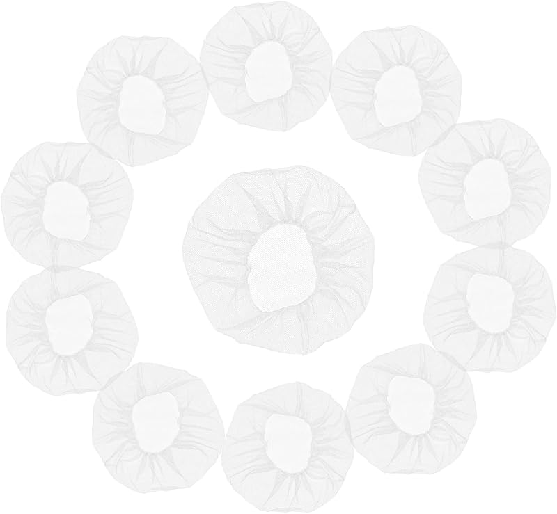 IWOWHERO 100pièces Bonnet Nylon Réutilisable Pour Cheveux Filet Anti-chute Réseau Respirant Pour Cuisine Et Ma