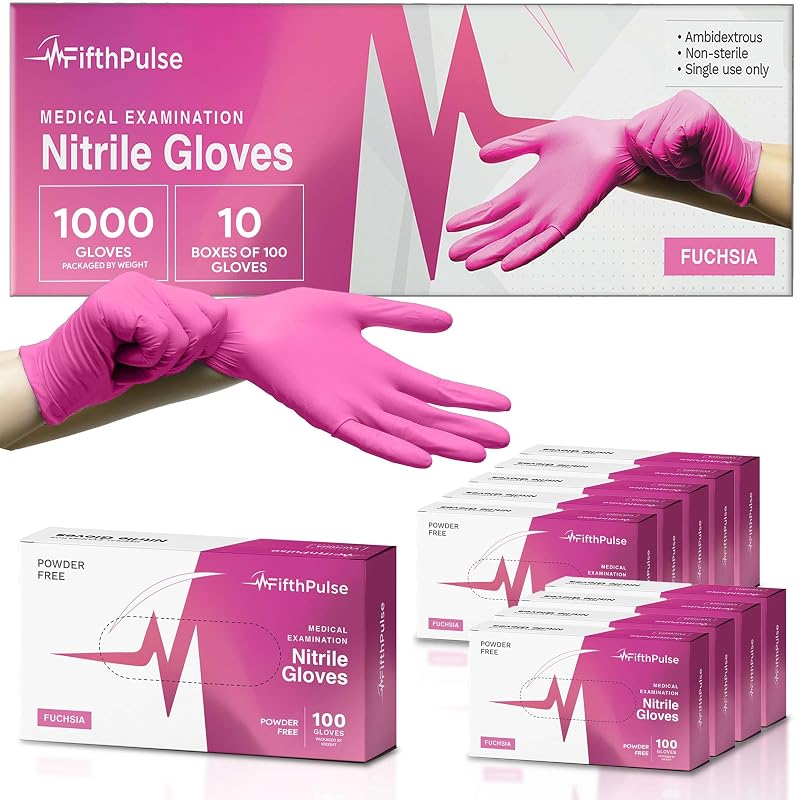 FifthPulse Lot de 1000 gants de cuisine en nitrile sans poudre et sans latex 3 m