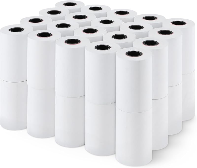 Amazon Basics Thermal Paper Receipt Rolls 57x40mm 40 Rolls