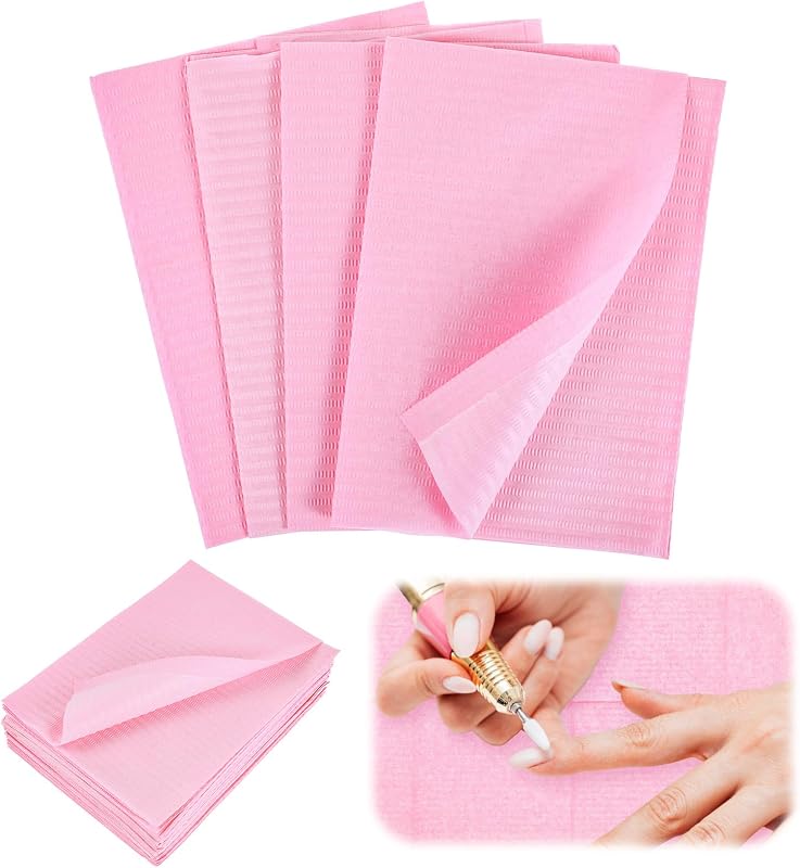 Oruola Disposable Nail Art Placemats, 20 Pcs Nail Art Table Mats Waterproof Desk Mats Manicure Table Mat Manic