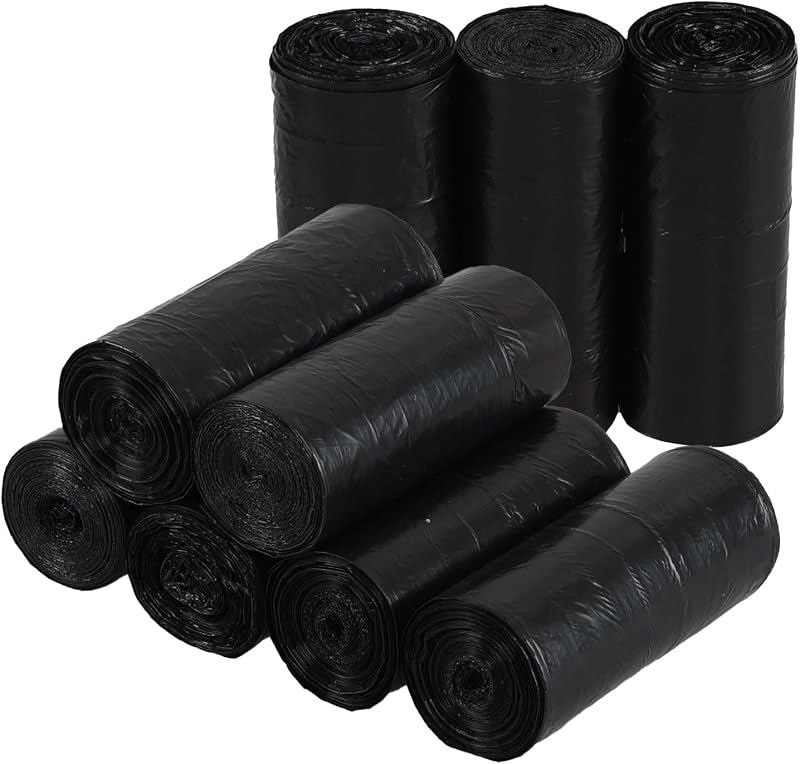 Hespama Lot de 225 sacs poubelle de cuisine noirs 50 l