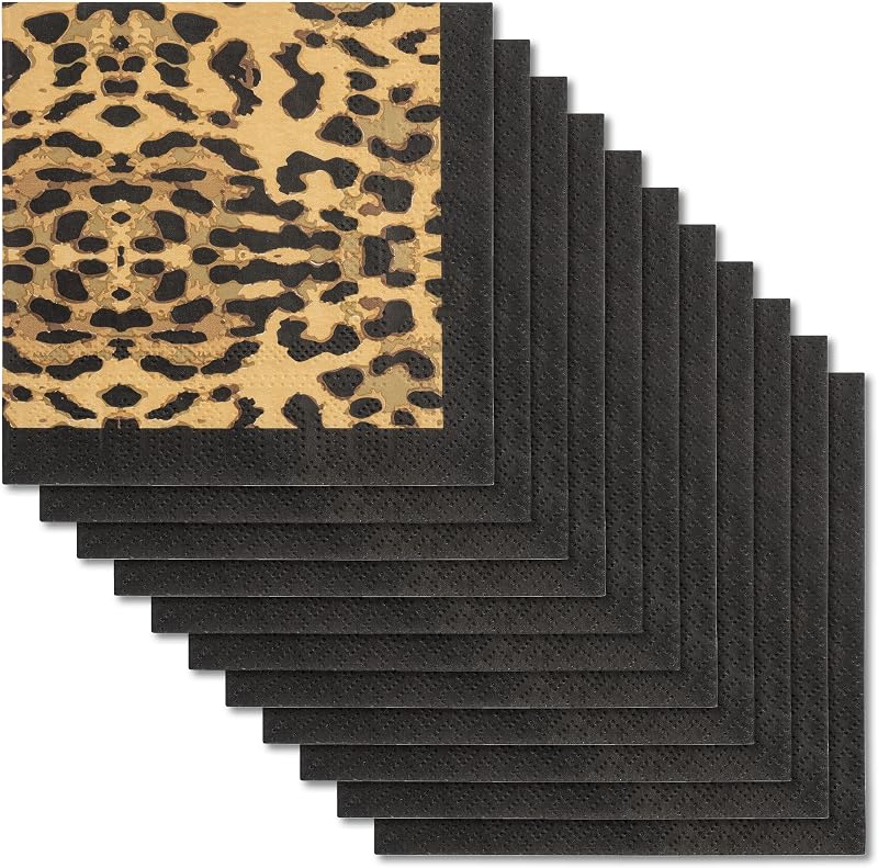 Karma, Lot de 20 serviettes en papier 3 plis, format cocktail, décoration pour invités, fête, pique-nique, dîn