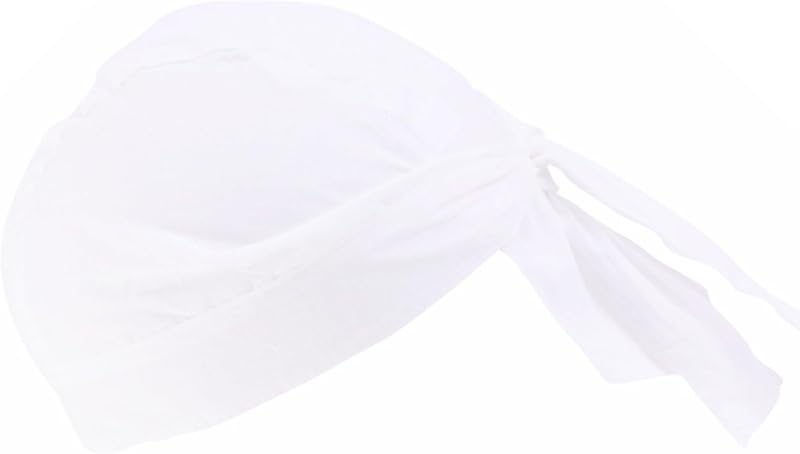 Diogeynu Multifunctional Adjustable Chef Hat Bandana Design Kitchen Headwear Restaurant Bakery Breathable Hat