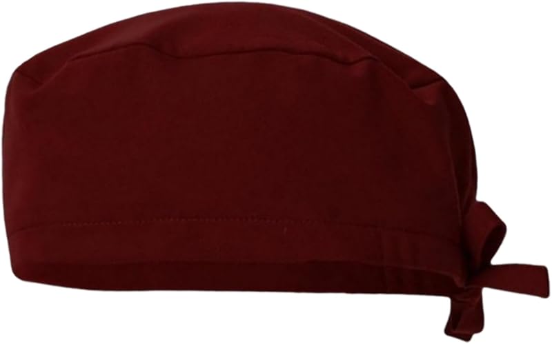 Generisch Bonnets chirurgicaux respirants et réglables pour femme, absorption de la transpiration, élastique, 