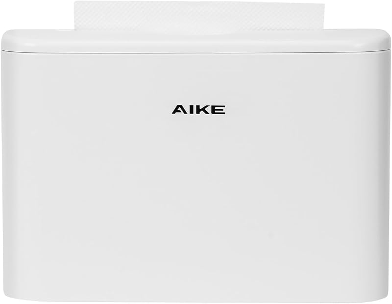 AIKE Distributeur Papier Essuie Main pour Z-Plis & Multi-pli 25 x 9,8 cm | 200+ 