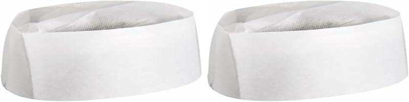 García de Pou 100 Units - Adjustable Boat Caps 28 cm White Paper (Pack of 2)