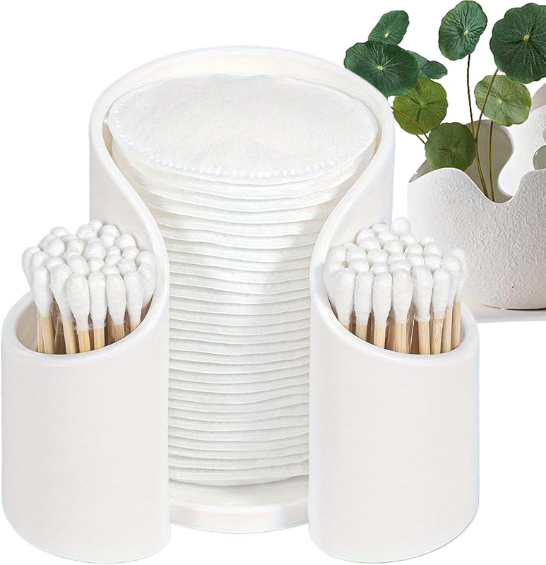 Distributeur de bâtonnets ouatés Compact, polyvalent, couleurs vives | Support Agencement flexible, cotons dém