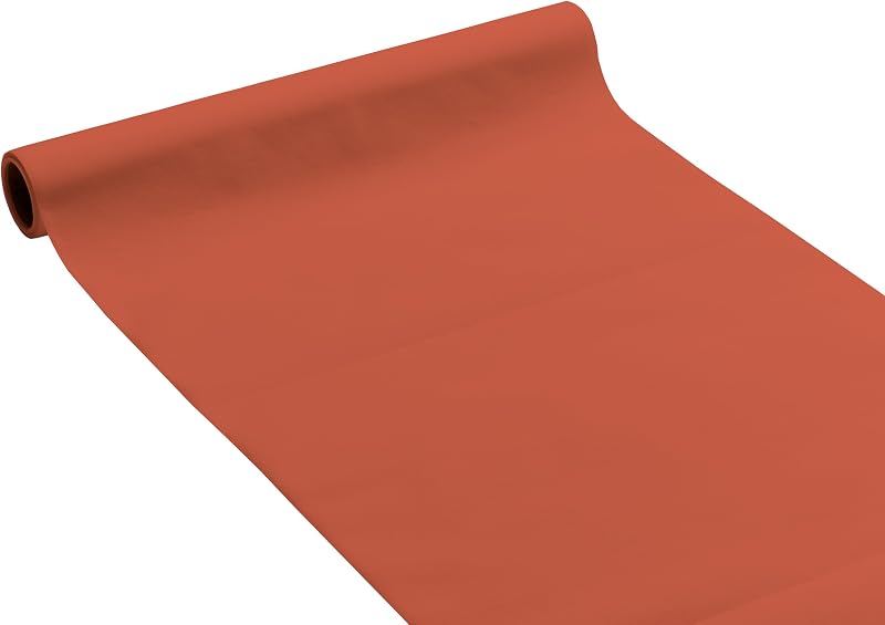 Chemin de Table en Airlaid - Toucher Textile Terracotta - Certifié FSC - 0,40x4,