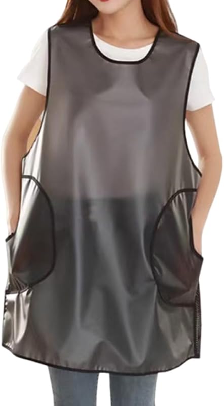 Kitchen Apron Waterproof TPU Oil Resistant Adjustable Anti-Stain Dish Cleaning Apron Car Wash Apron