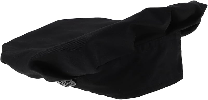 BESPORTBLE Calot Médical Unisexe en Coton Noir à Double Couche avec Bandeau Anti-Transpiration, Facile à Netto