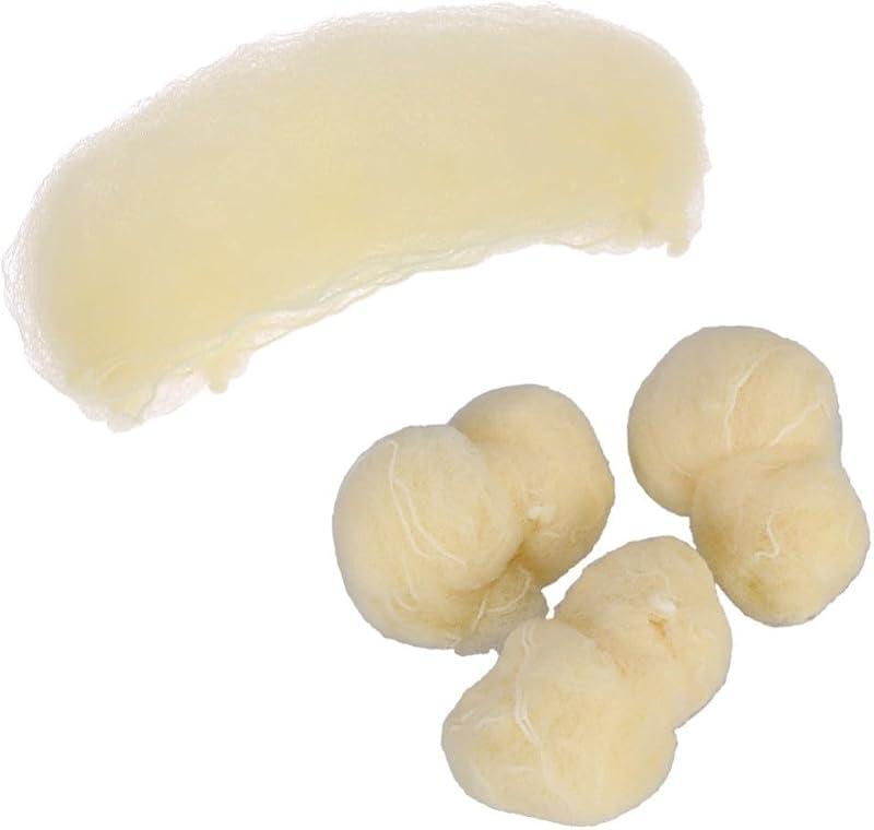 Happyyami Filets à Cheveux Invisibles Bord Invisible et Confortable en Maille Élastique Or, 100 Pièces Cuisine