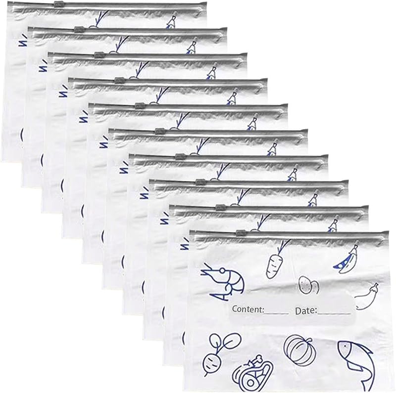 De 10 sacs de stockage de nourriture en aluminium recyclables petits pour une utilisation en cuisine Sacs recy