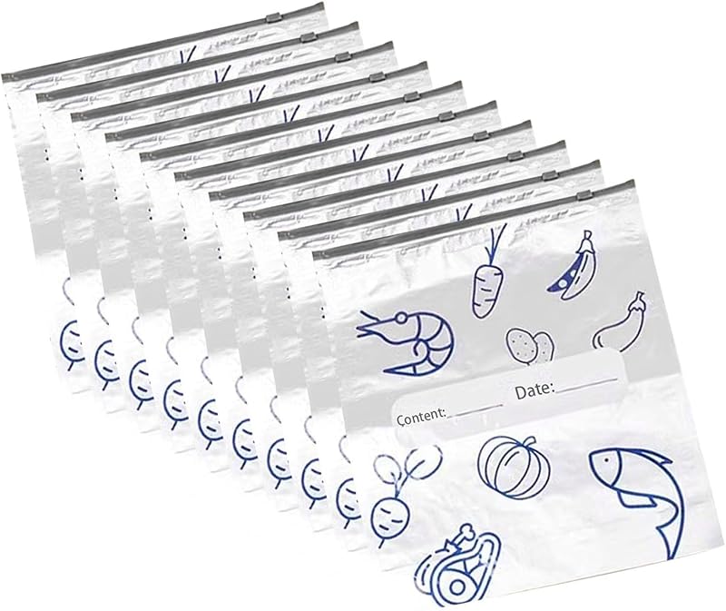 De 10 sacs de stockage de nourriture en aluminium recyclables petits pour une utilisation en cuisine Sacs recy
